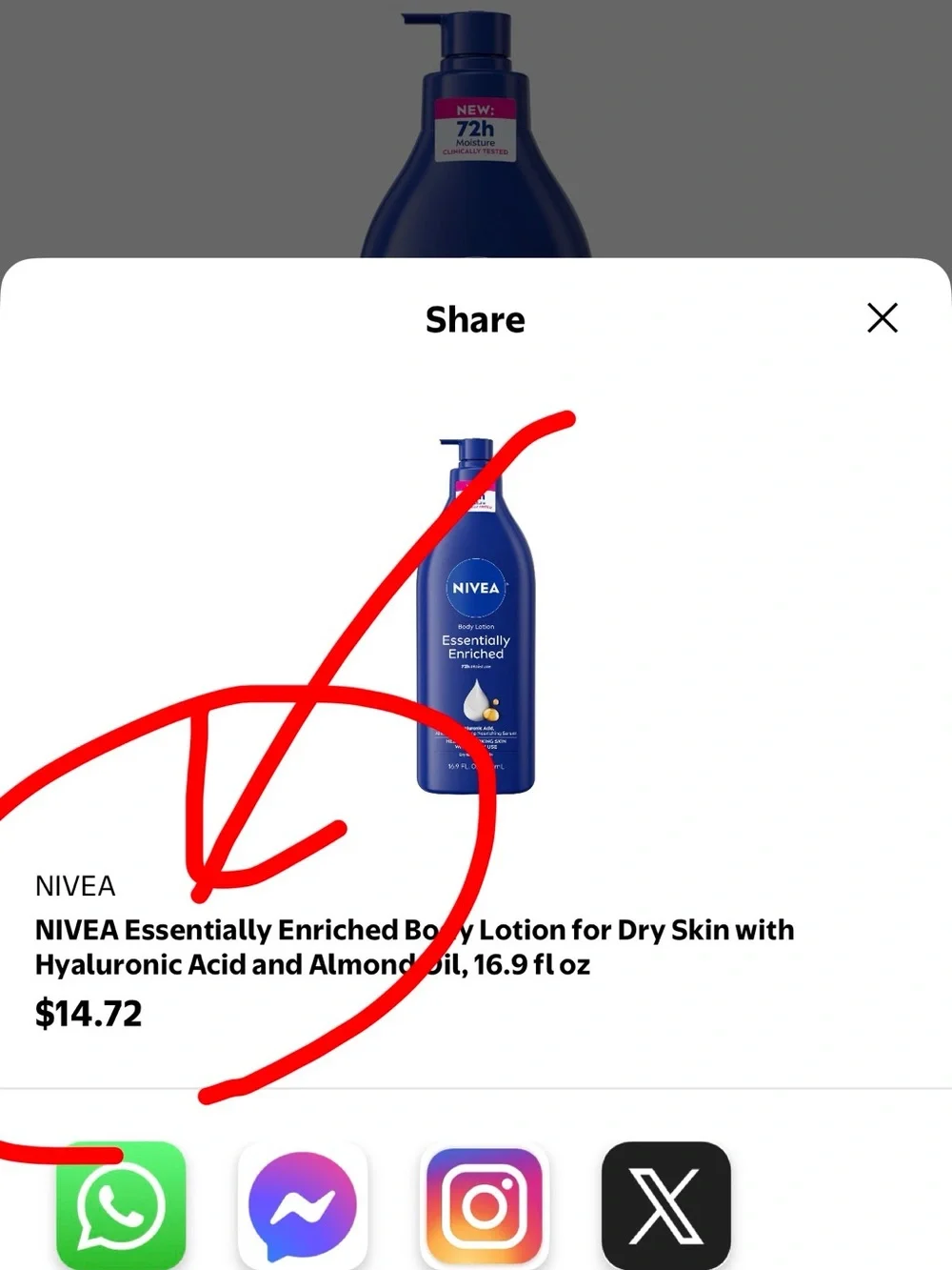 NIVEA Shea Nourish & Essentially Enriched Body Lotion Duo - Blue